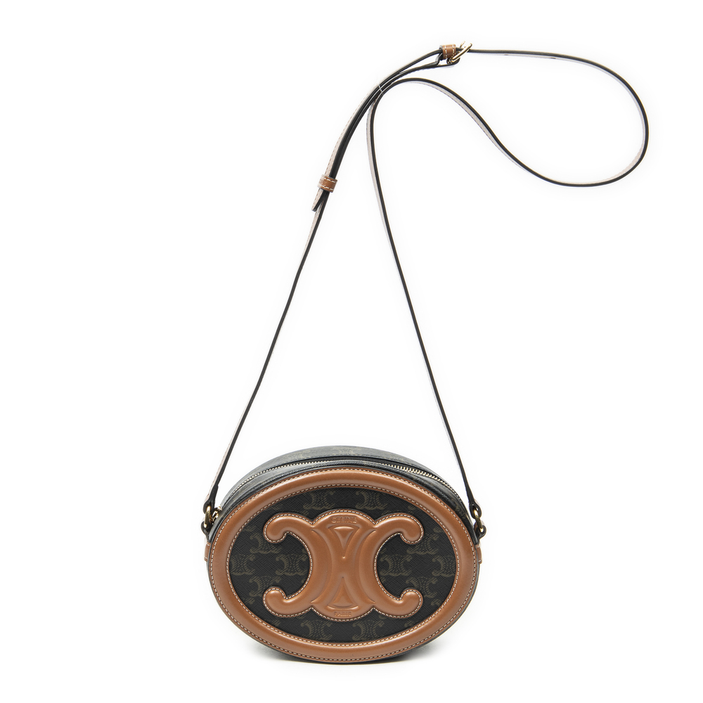 Celine Small Cuir Triomphe Oval Crossbody
